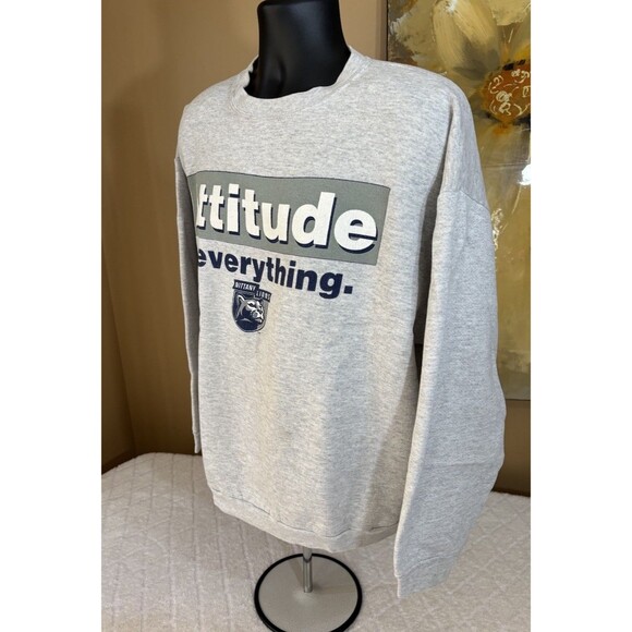 Vintage Penn State Attitude Is Everything Gray Sweatshirt Men’s  XL See Details - Picture 6 of 15